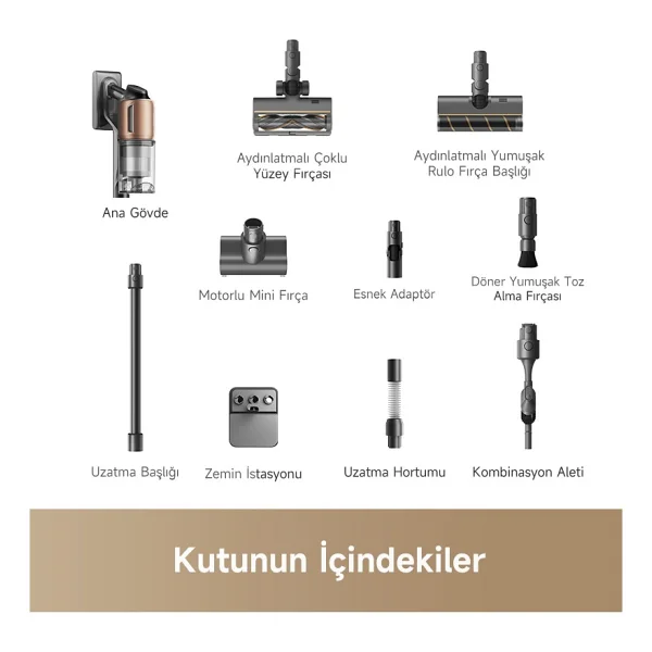Dreame Z20 Cordless Stick Vacuum Şarjlı Dikey Süpürge - Görsel 8