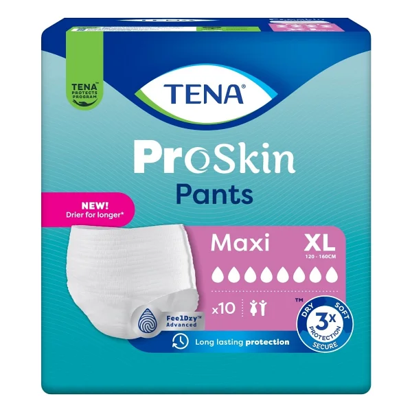 Tena Emici Külot Maxi 8 Damla Ekstra Büyük Boy XL 10'lu 4 Adet Hasta Bezi - Görsel 4