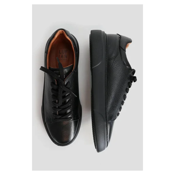 Lufian Tommy Siyah Erkek Sneaker - Görsel 4