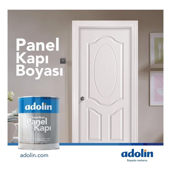 Adolin Beyaz 1 kg Amerikan Panel Kapı Boyası - Görsel 5