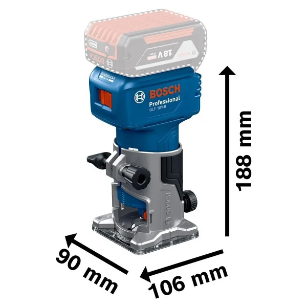 Bosch Gkf 18v-8 Aküsüz Freze - Görsel 3