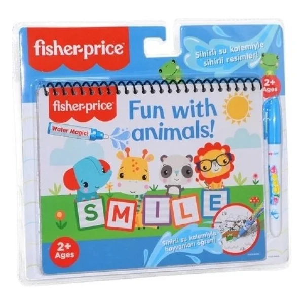 Fisher Price Water Magic Hayvanlar Sihirli Boyama Kitabı - Görsel 2