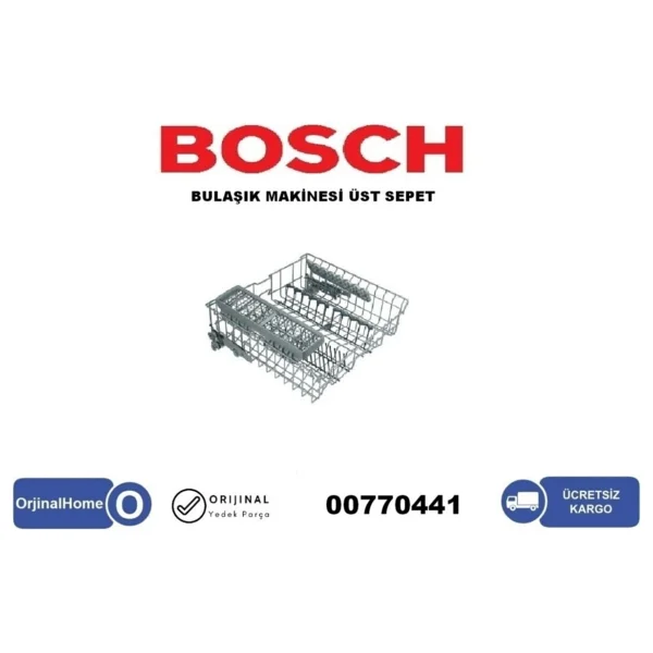 Bosch Bulaşık Makinesi Üst Sepet - Görsel 3