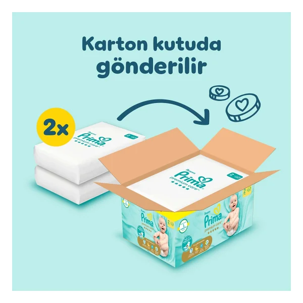 Prima Premium Care 2 Numara Mini 112'li Bebek Bezi - Görsel 4