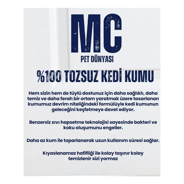 Mc Cat Aktif Karbon Tozsuz Microball Kedi Kumu 10 Lt - Görsel 5