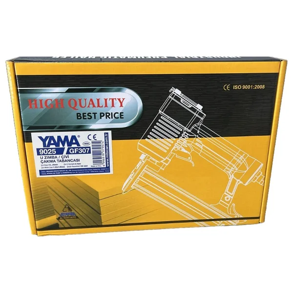 Yama Yat-9025-Gf307 Havalı U Zımba Tabancası 12-25 Mm - Görsel 3