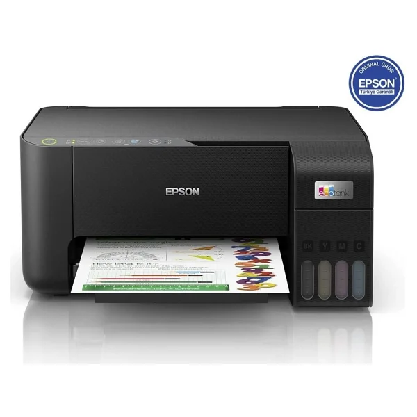 Epson Ecotank L3250 Wi-Fi + Tarayıcı Renkli Çok Fonksiyonlu Tanklı Mürekkep Püskürtmeli Yazıcı -Orjinal Mürekkepli - Görsel 6