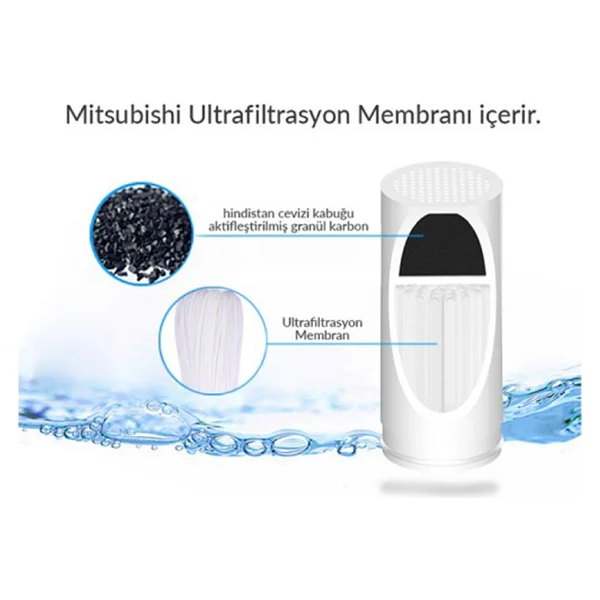 Greentech Water Uf Membran Filtreli Musluk Ucu Arıtıcı - Görsel 4