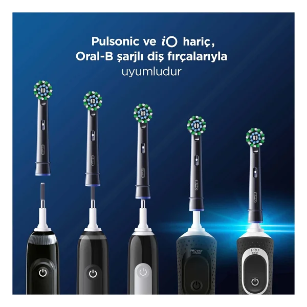Oral-B Cross Action X-Filament Diş Fırçası Yedek Başlığı 4 Adet Orta Sertlikte Fırça Kılları - Görsel 6