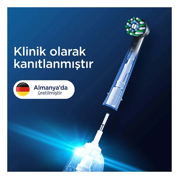 Oral-B Cross Action X-Filament Diş Fırçası Yedek Başlığı 4 Adet Orta Sertlikte Fırça Kılları - Görsel 8