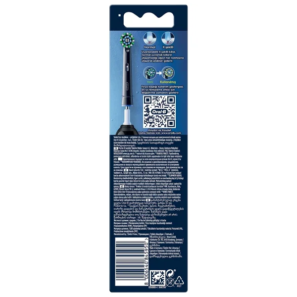 Oral-B Cross Action X-Filament Diş Fırçası Yedek Başlığı 4 Adet Orta Sertlikte Fırça Kılları - Görsel 9