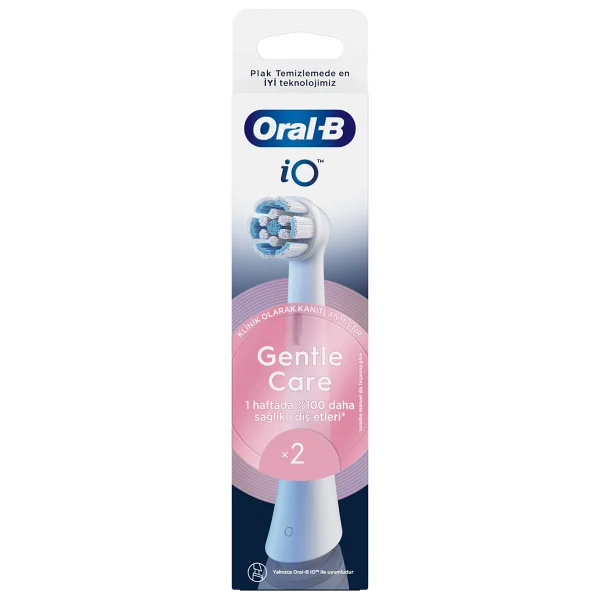 Oral-B İo Gentle Care Beyaz 2'li Diş Fırçası Başlığı - Görsel 2