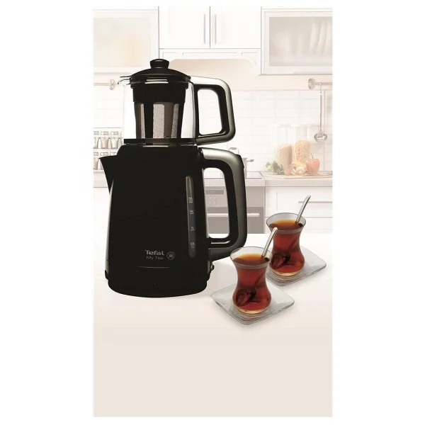Tefal My Tea Siyah 1500 W Cam Demlikli Çay Makinesi - Görsel 5