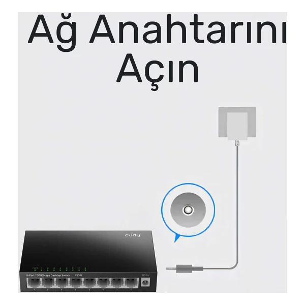 Cudy Fs108 8 Port 10/100 Mbps Switch - Görsel 5