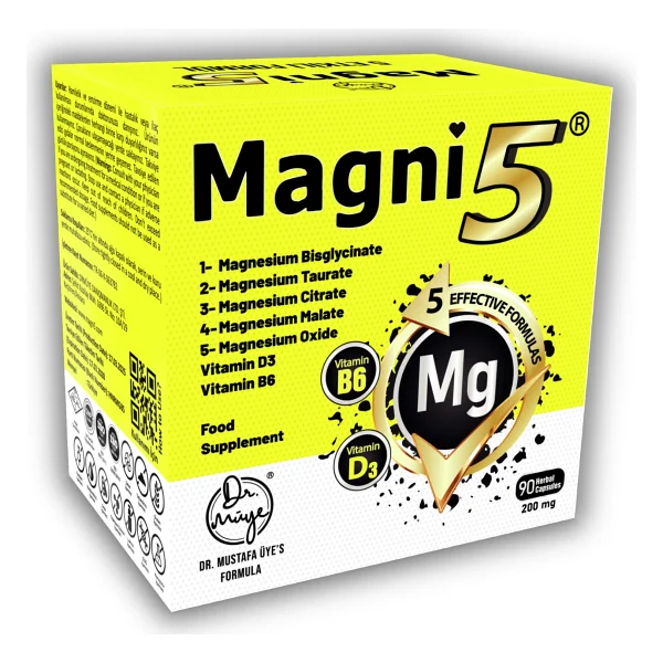 Magni5 Magnezyum 5 Etkili Form 90 Kapsül - Görsel 8