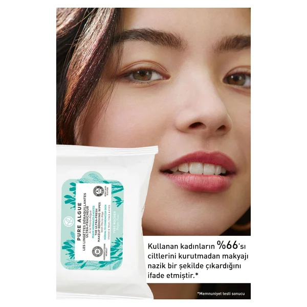 Yves Rocher Pure Algue 20'li Makyaj Temizleme Mendili - Görsel 3