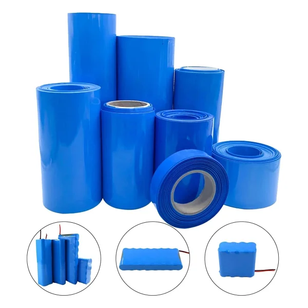Absol Enerji Batarya Pvc Kaplama Shrink - 220mm - Isıyla Daralan Makaron - 1 Metre - Mavi - 1 Adet - Görsel 5