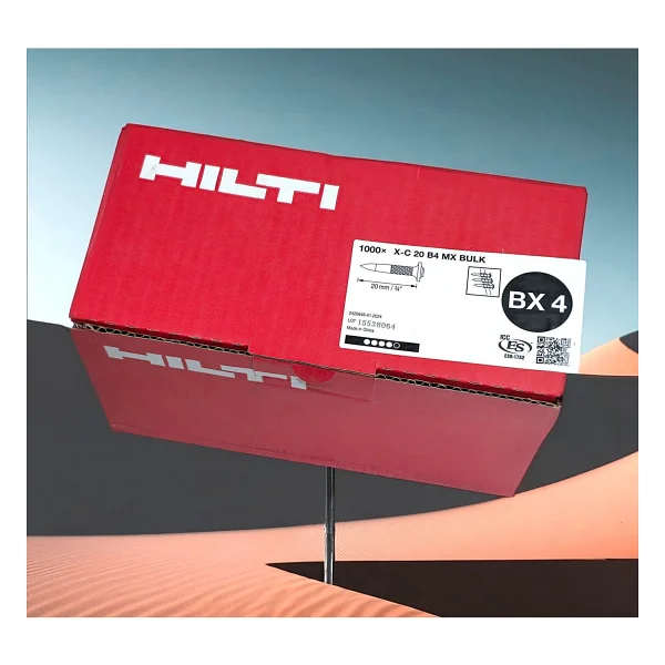 Hilti Bx4 Uyumlu X-C 20 B4 Mx Bulk Beton Çivileri (Şeritli) 20 Mm (1000 Adet) - Görsel 3