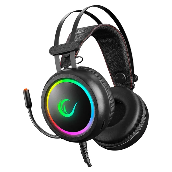 Rampage Stormy RGB 7.1 USB Kablolu Kulak Üstü Oyuncu Kulaklığı - Görsel 2