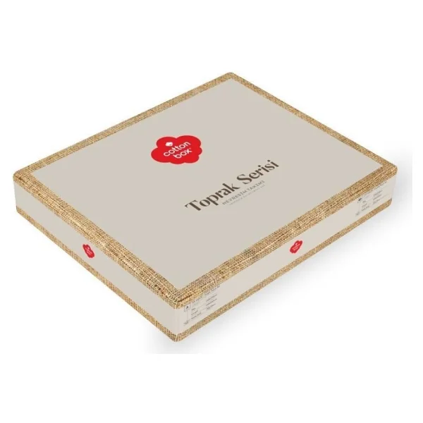 Cotton Box Toprak Serra Lacivert Çift Kişilik Nevresim Takımı - Görsel 4