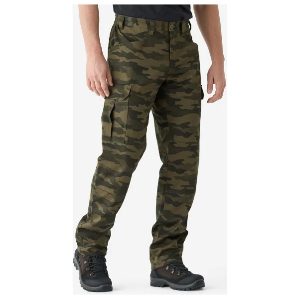 Solognac Erkek Kargo Avcı Pantolonu - Gri - Avcılık Ve Doğa Gözlemi - Steppe 500 - XL - Görsel 7