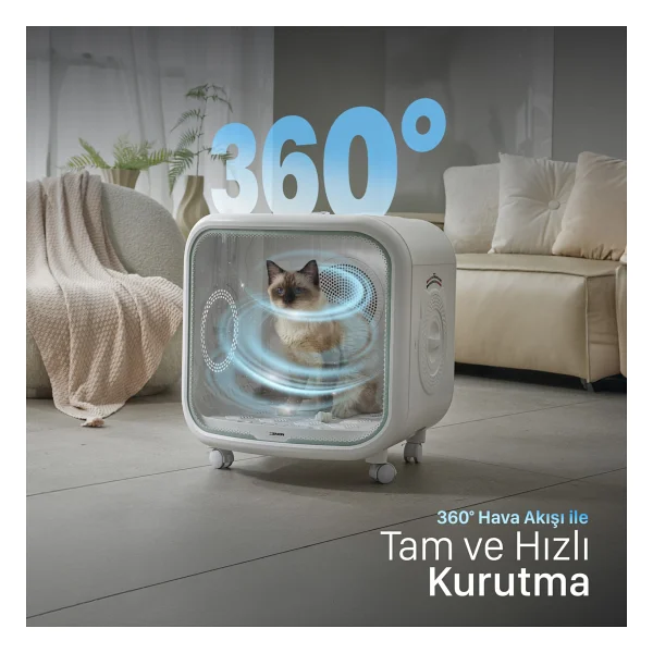 Xenon Smart X8640 Akıllı Evcil Hayvan Kurutma Makinesi - Görsel 8