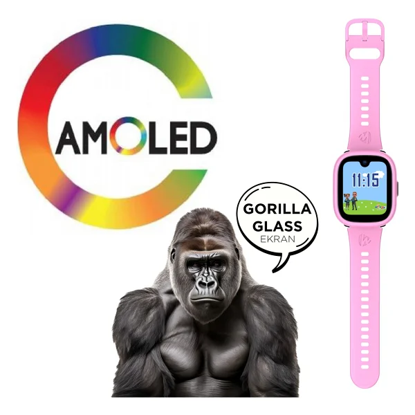 Wiky Watch 5 Plus Pembe Akıllı Çocuk Saati - Görsel 3