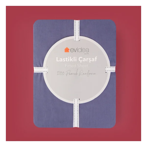 Evidea Soft Basic Bej 160x200 Cm Çift Kişilik Lastikli Çarşaf - Görsel 7