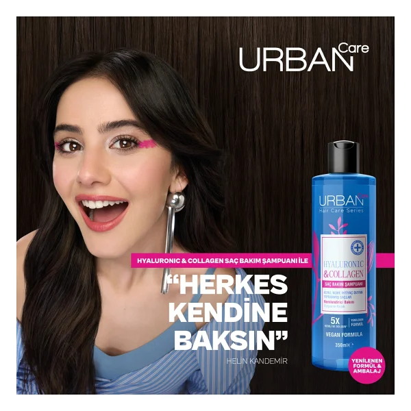 Urban Care Hyaluronic & Collagen 350 Ml Şampuan - Görsel 3