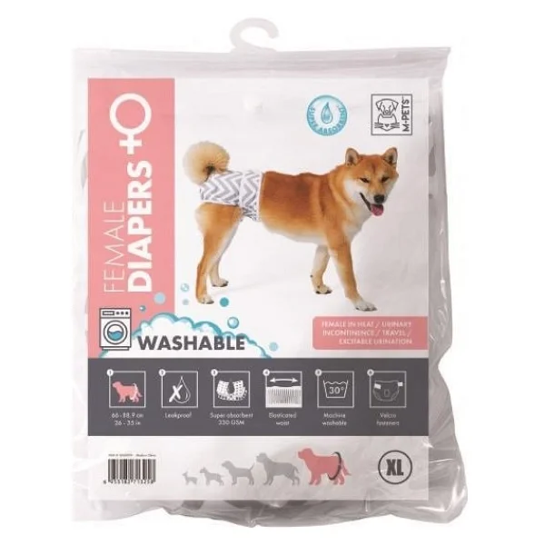 M-Pets Dişi Köpekler İçin Yıkanabilir Külot Xlarge - Görsel 2