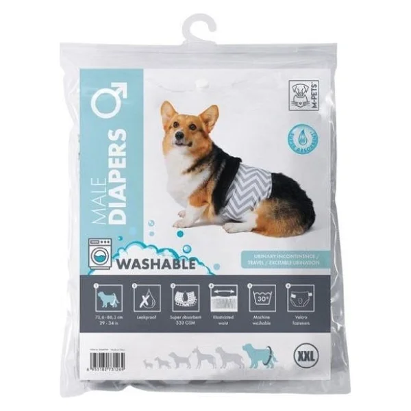 M-Pets Erkek Köpekler İçin Yıkanabilir Külot (XXL) - Görsel 2