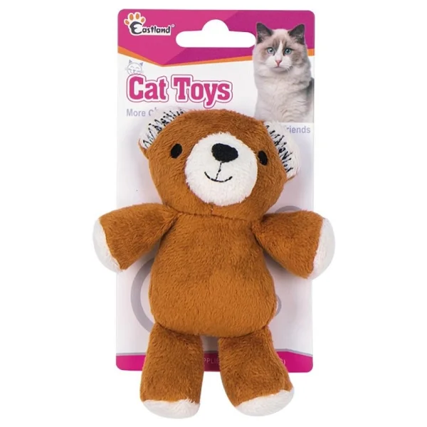 Eastland Kedi Otlu Peluş Ayıcık 12cm - Görsel 2