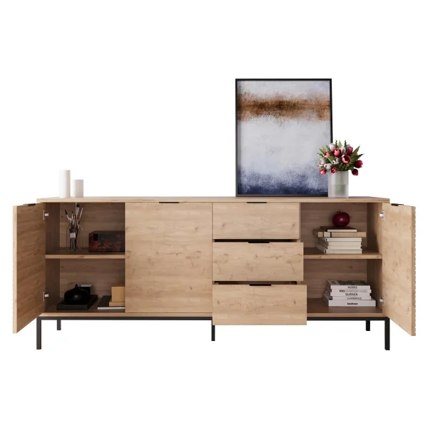 Bimossa H0060 180 Cm Alya Konsol Modern Yemek Odası Şık Depolama Alanı TV Ünitesi Alternatifi - Görsel 4