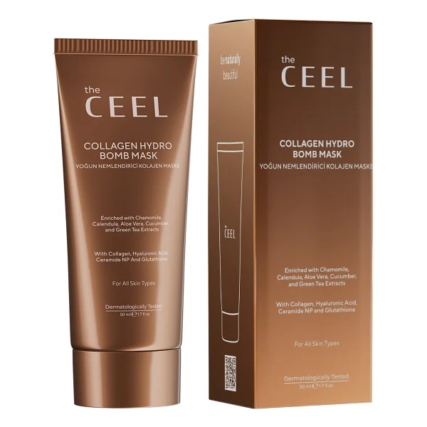 The Ceel Glutatyon & Yeşil Çay 50 Ml Kolajen Yüz Maskesi - Görsel 3