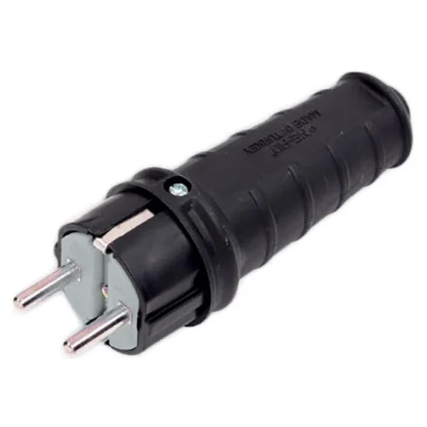 Kauçuk 1 X 16 A Topraklı Erkek Fiş 220v - Görsel 2