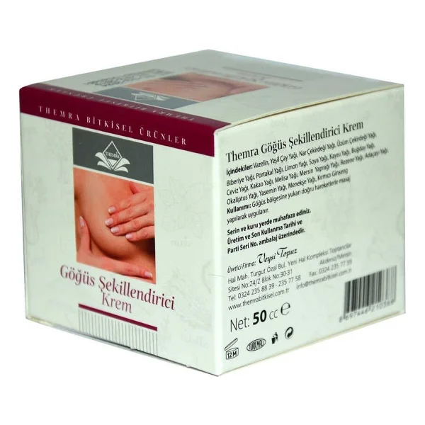 Themra Göğüs Şekillendirici Doğal Bitkisel Bakım Kremi 50 Ml - Görsel 10