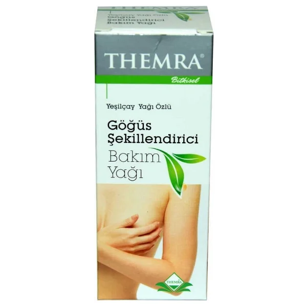 Themra Göğüs Şekillendirici Bakım Yağı Yeşil Çay Yağı Özlü 100 Cc - Görsel 3