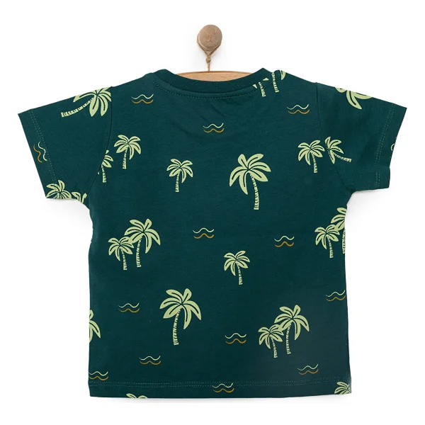 Hellobaby Basic Erkek Yaprak Baskılı T-Shirt Erkek Bebek - Görsel 2