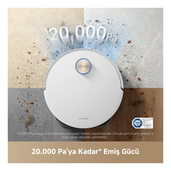 Dreame X50 Ultra Complete Çöp İstasyonlu Akıllı Robot Süpürge - Görsel 7