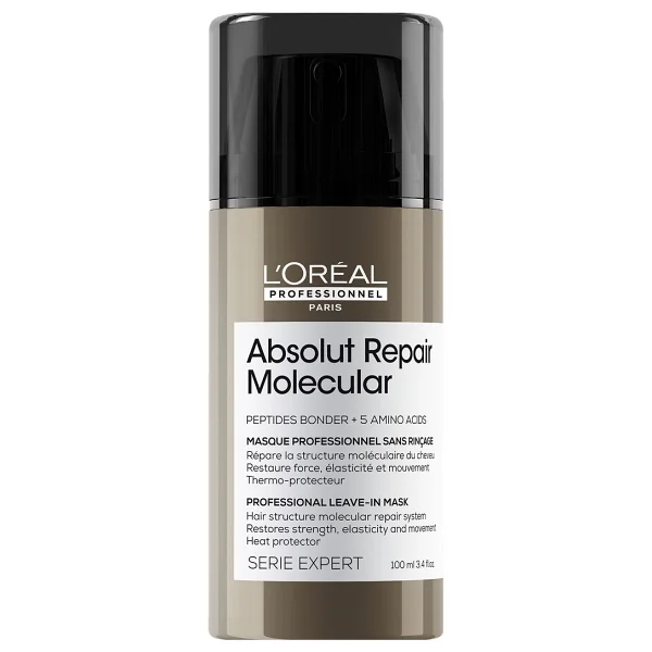 L'oreal Paris Absolut Repair Molecular 100 Ml Durulanmayan Saç Maskesi - Görsel 9