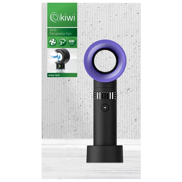 Kiwi Kfan-7610 Taşınabilir Mini Vantilatör - Görsel 6