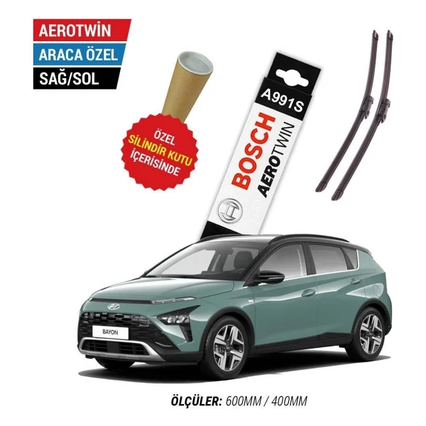 Bosch Hyundai Bayon Silecek (2021-2024) Bosch Aerotwin A991S - Görsel 3