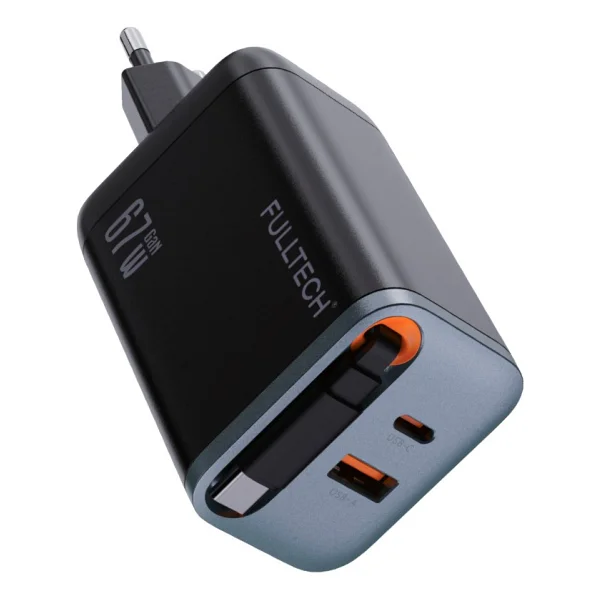 Fulltech Fc23 67 W Type-C Kablolu Hızlı Şarj Aleti - Görsel 2