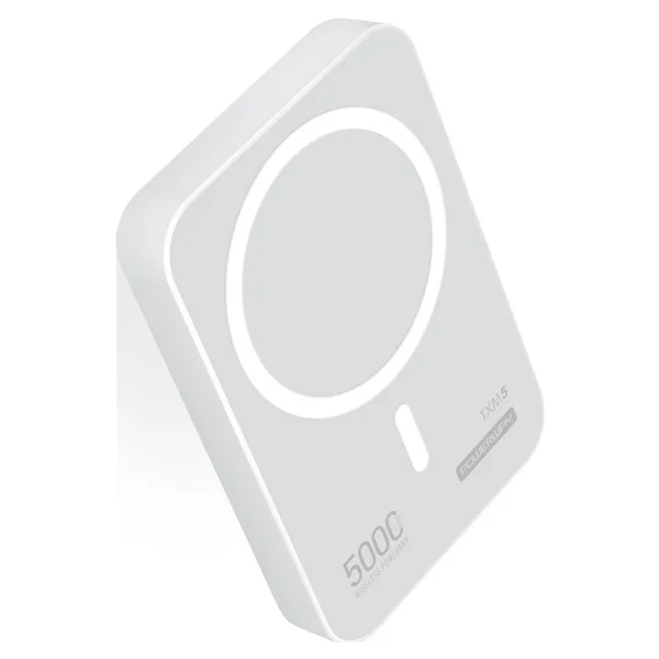 Powerway Txm5 Beyaz 5000 mAh Hızlı Şarj Magsafe Powerbank - Görsel 4
