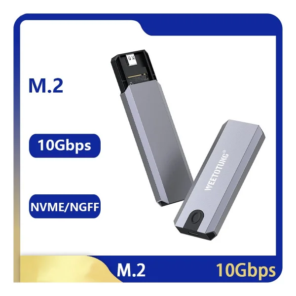 Coverzone M2 SSD Harici Okuyucu Ve Yazıcı 10 Gbps Type-C Harici Bellek Kart Okuyucu Nvme - Ngff - Zr965 - Görsel 4