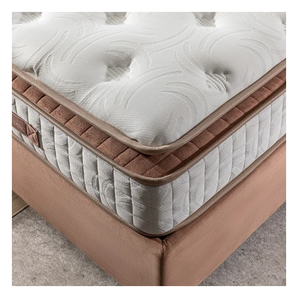 Us. Sleeping Ultra Ortopedik Touch Brown Yaylı 180x200 Cm Pedli Çift Kişilik Yatak - Görsel 5