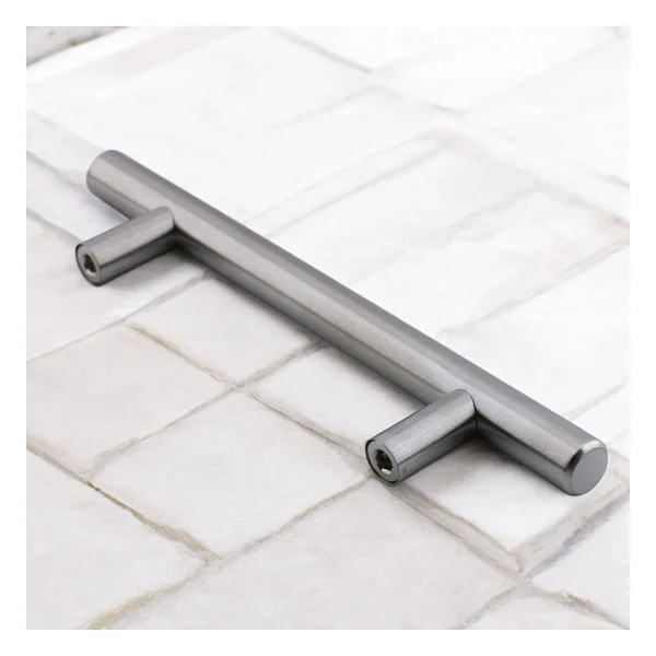 İnox Metal Mobilya Mutfak Çekmece Dolap Dolabı Kulbu Kulpu Kulpları (96 Mm - 9.6 Cm) 10 Adet - Görsel 3