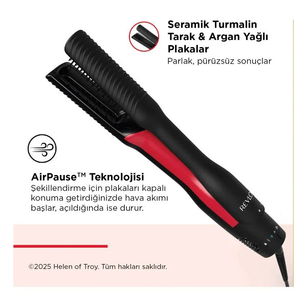 Revlon One Step Air Straight Rvdr5330e Islak Kuru Saç Düzleştirici - Görsel 4