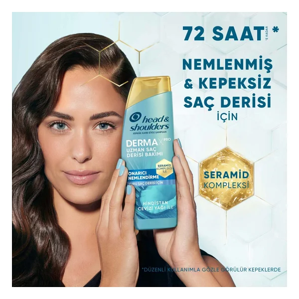 Head & Shoulders Derma X Pro Onarıcı Nemlendirici 300 Ml Şampuan - Görsel 3