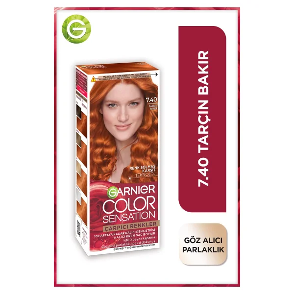 Garnier Çarpıcı Renkler 7.40 Tarçın Bakır Saç Boyası - Görsel 6